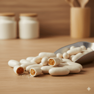 White chocolate orange Dragee