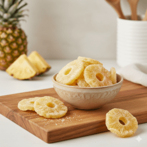 Dried pineapple rings