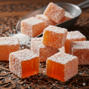 Türkische Delikatesse mit Orangengeschmack