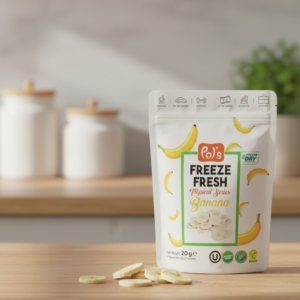 Fagyastva Szárított Banan