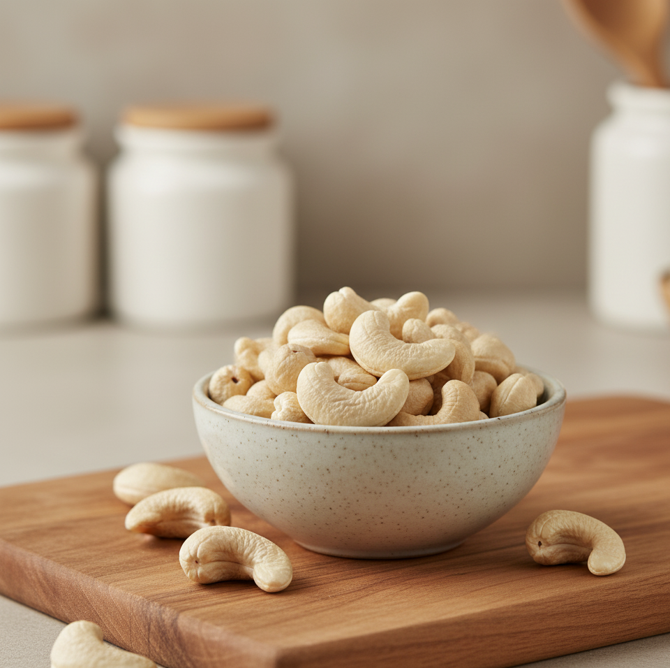 Raw cashew nuts
