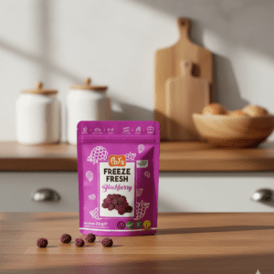 Gefriergetrocknete Brombeeren