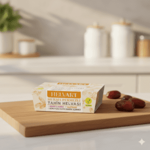 Zuckerfreie Tahini Halva Dattel mit Pekannuss