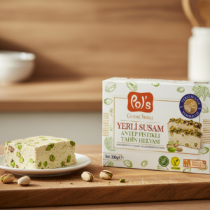 Cukormentes Tahini Halva Datolya Pekmezi és Pisztáciával – 300g