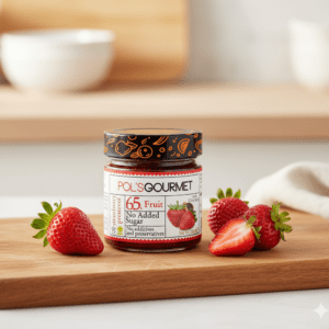 Zuckerfreie Erdbeermarmelade mit Chia-Samen