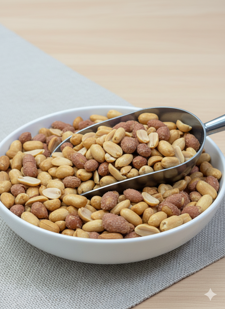 Roasted salted peanuts